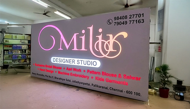 LED Signboard 2D - Flat LED signage