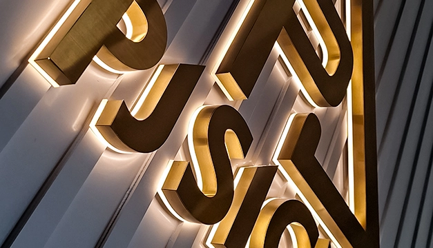 Edge Lit Sign - Edge illuminated signage